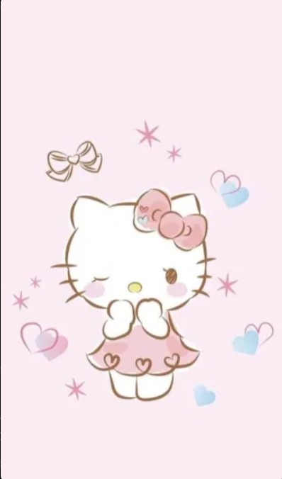 Hello Kitty excited